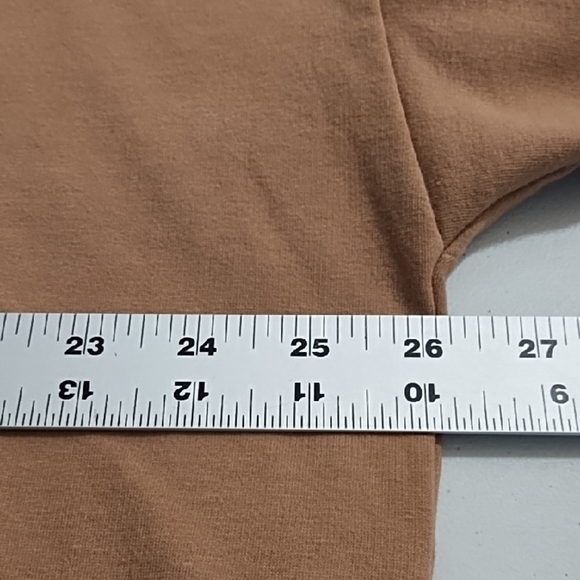 Cozy Tan/Brown Fleece Zip up Hoodie Sweatshirt - Picture 3 of 12